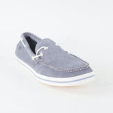 Mens Timberland EK Cabcoby 9808A Slate Grey Leather Lace Up Casual Loafer Shoes